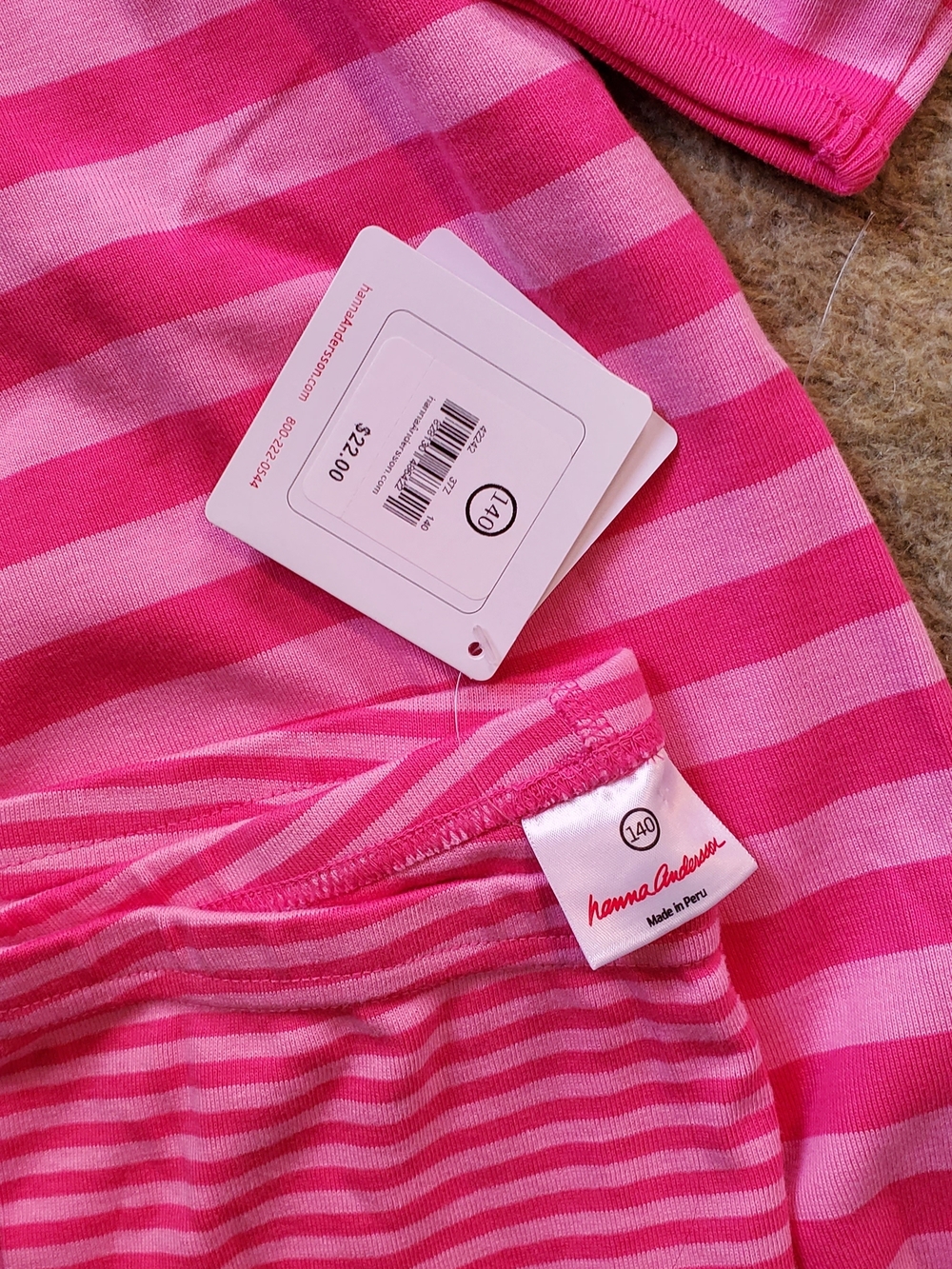 Hanna Andersson Girl's organic cotton outfit (140/10) - Picture 3 of 3